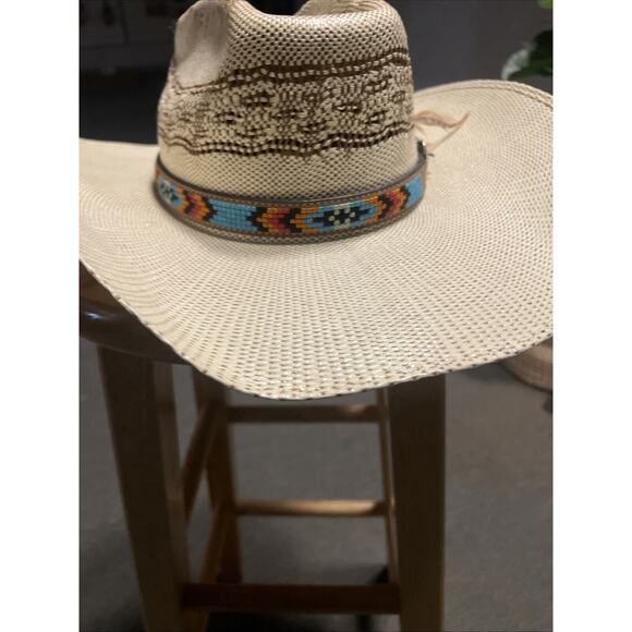 Bailey Bangora Cowboy Hat With Aztec Stitch main image 5